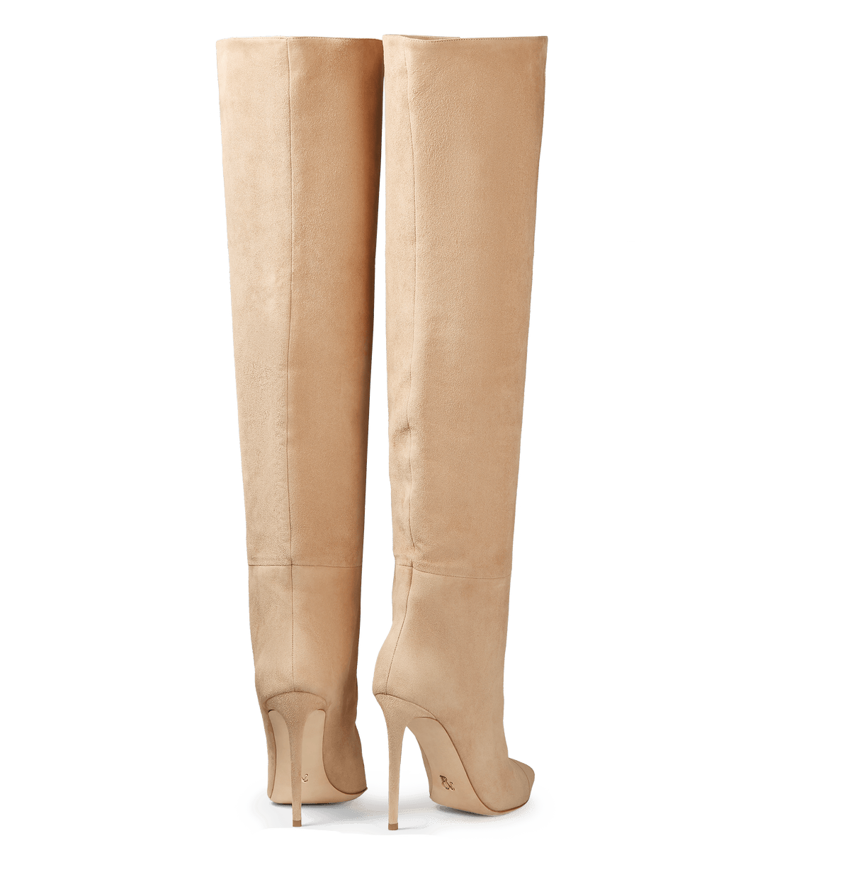 Tan Suede Over the Knee Boots